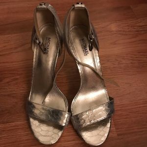 Silver Michael Kors High Heels